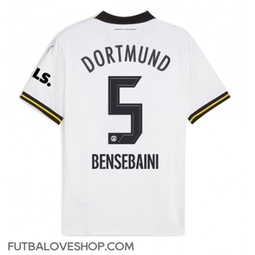 Dres Borussia Dortmund Ramy Bensebaini #5 Tretina 2024-25 Krátky Rukáv